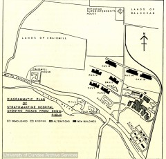 Diagrammatic Plan of Strathmartine Hospital